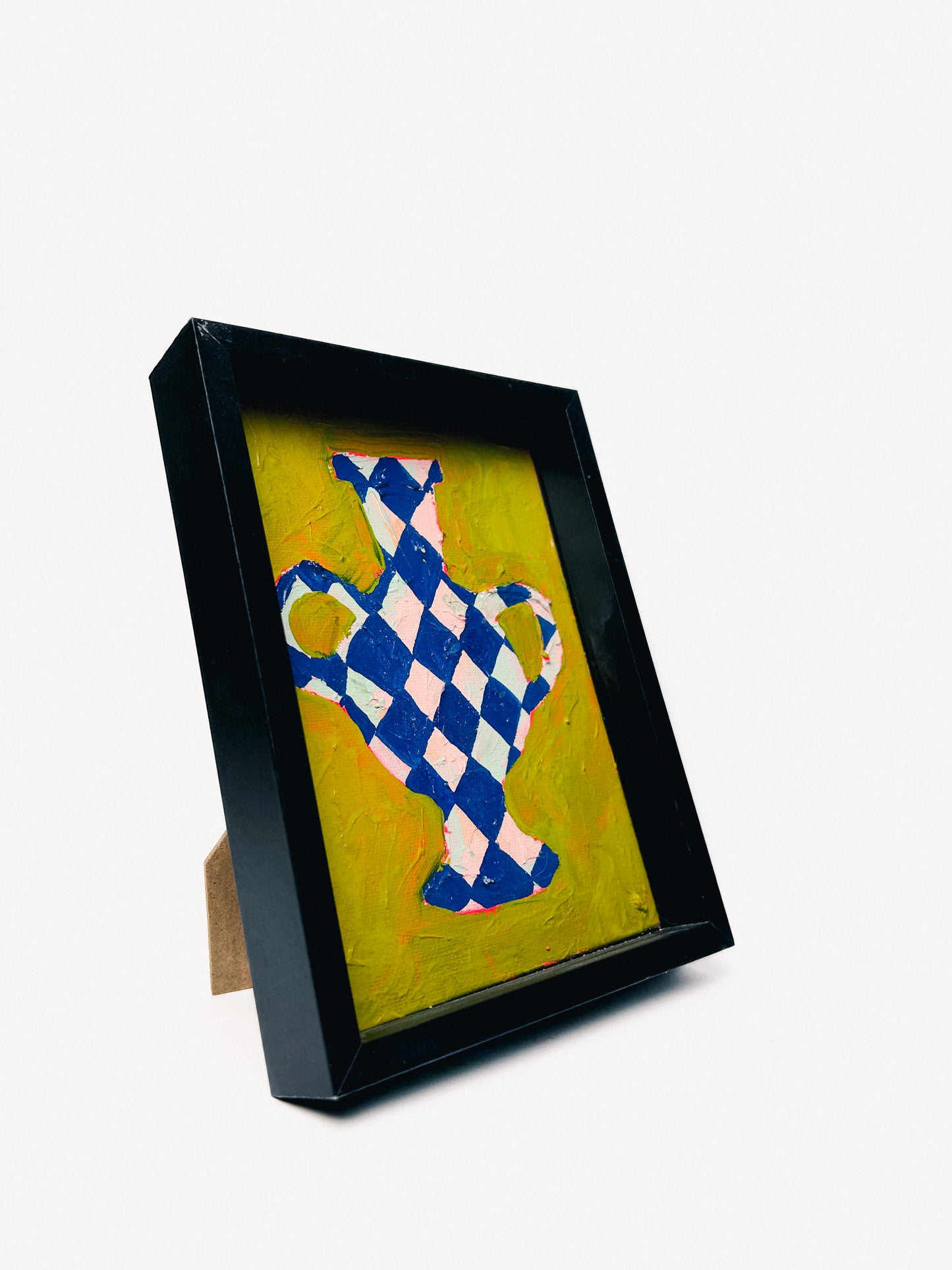 Checker Pot Painting