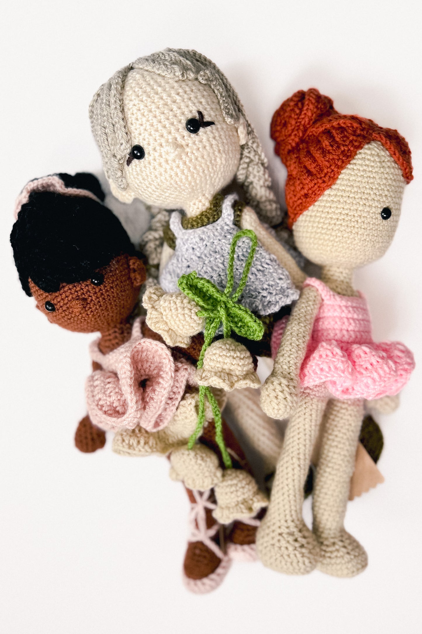 Crochet Doll (Ballerina, minimal accessories)