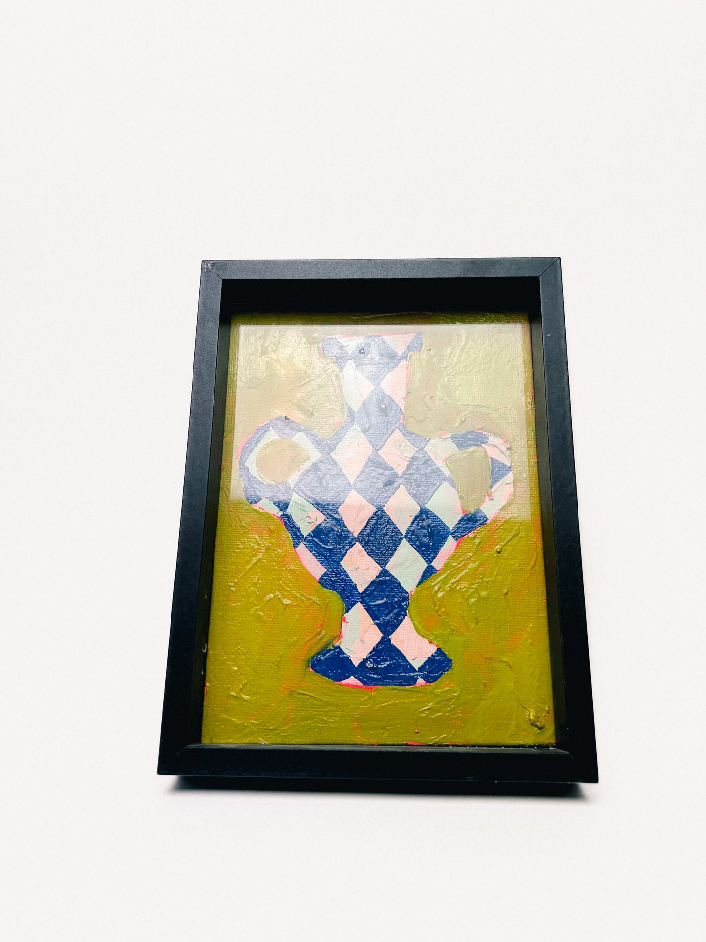 Checker Pot Painting