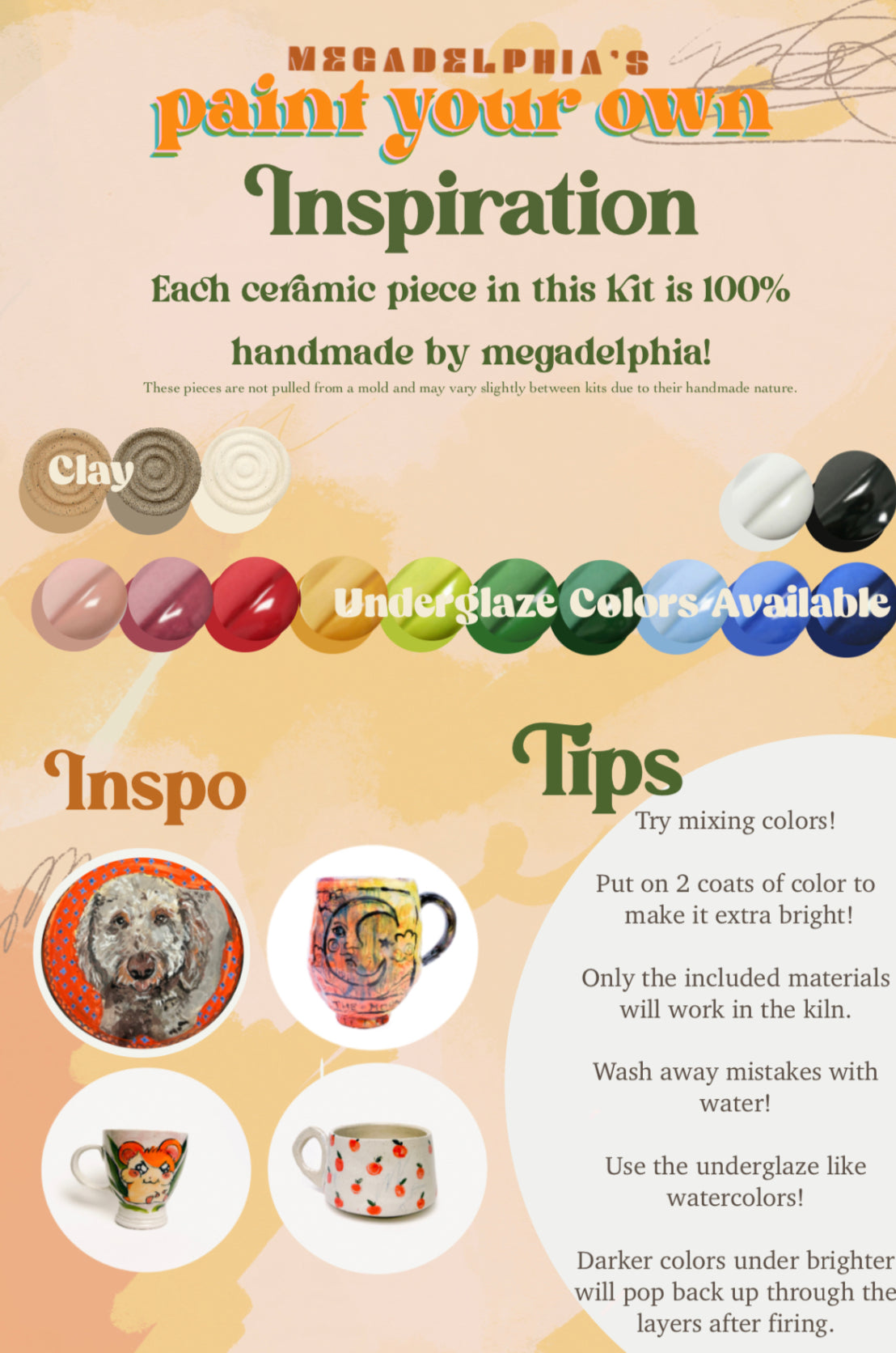 Paint Your Own Teacup and Saucer Kit