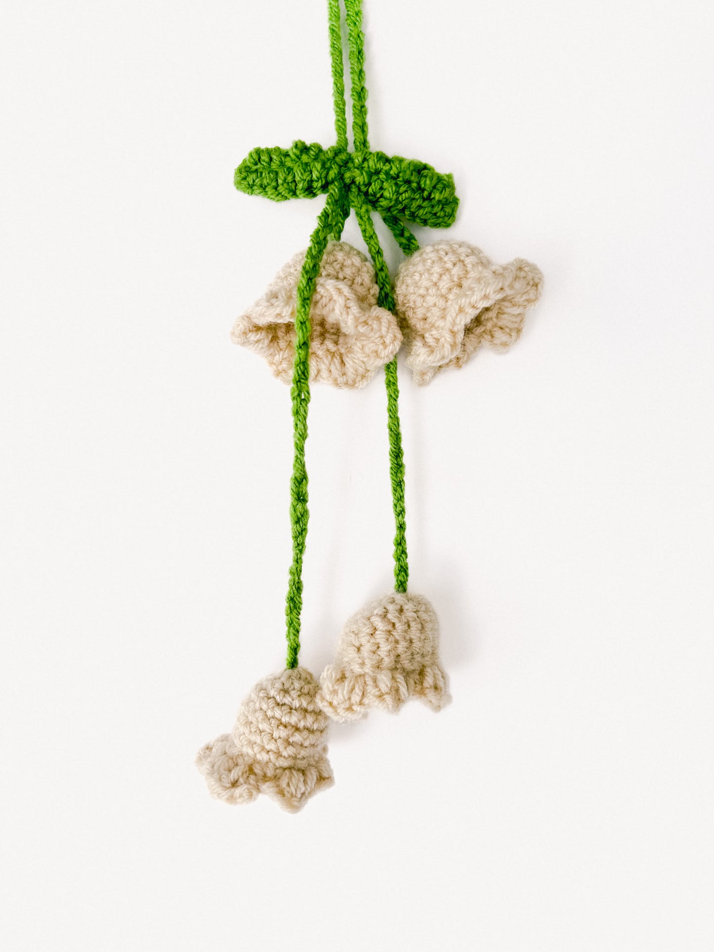 Crochet Hanging Lily of the Valley