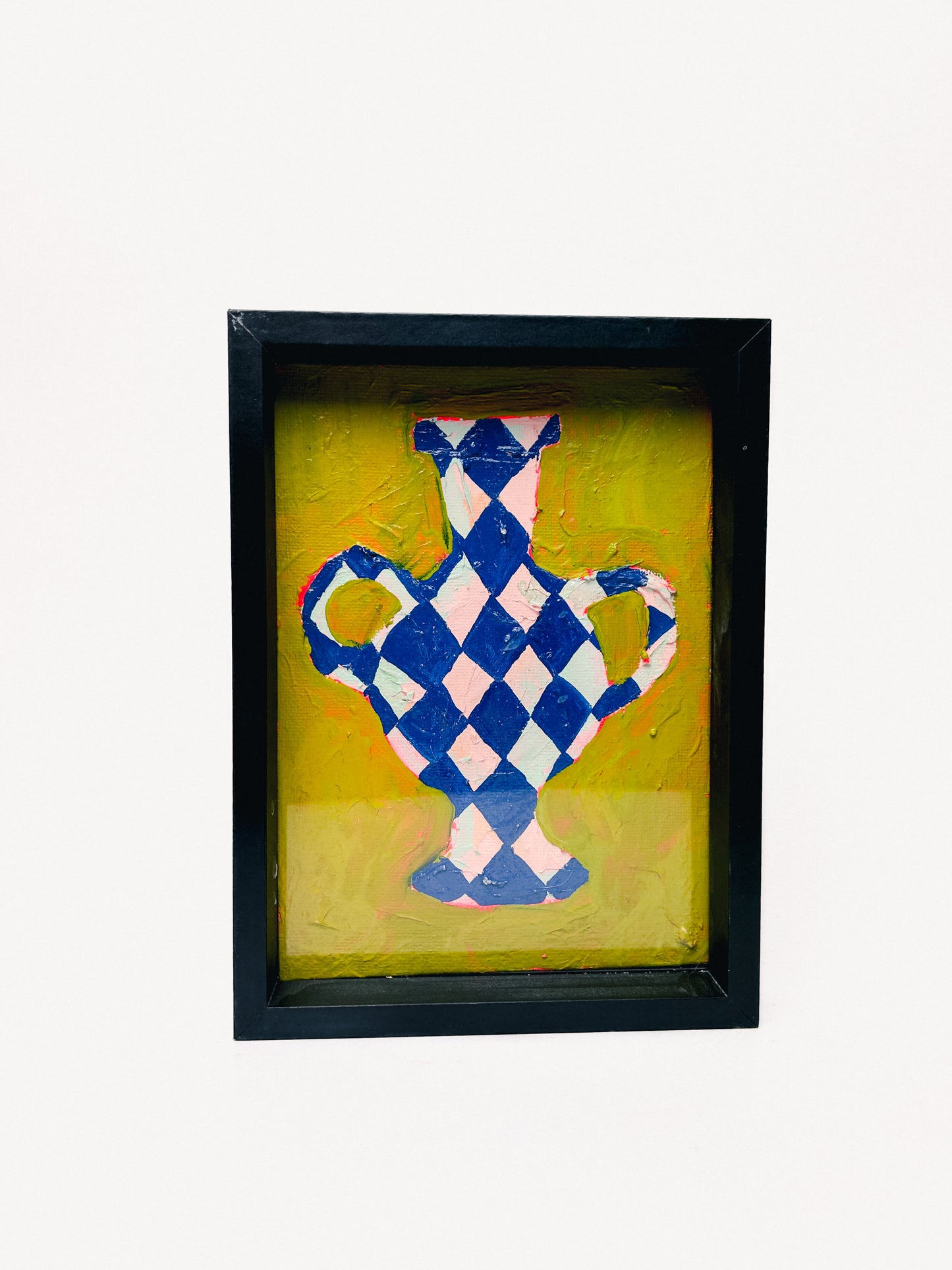 Checker Pot Painting