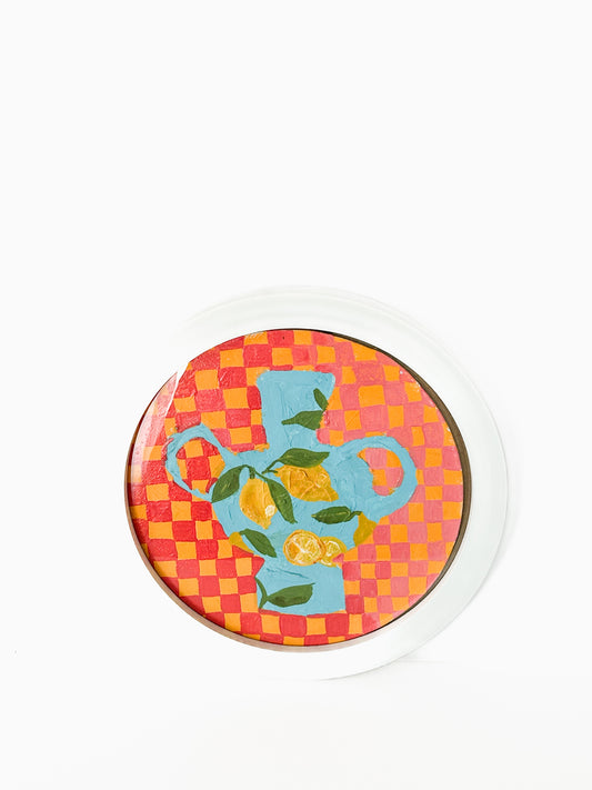 Lemons Pot Painting
