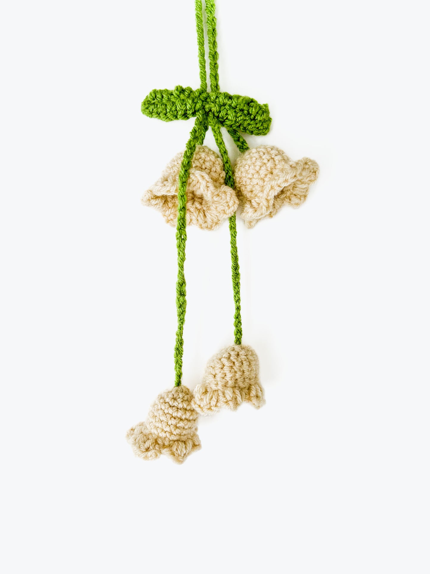 Crochet Hanging Lily of the Valley