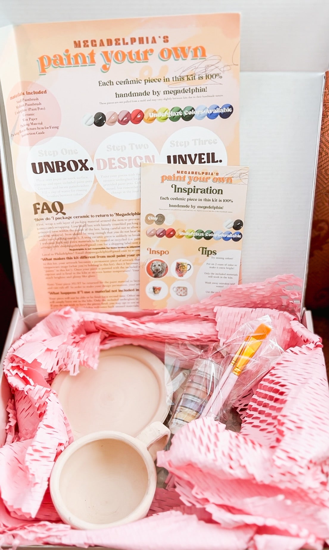 Paint Your Own Teacup and Saucer Kit