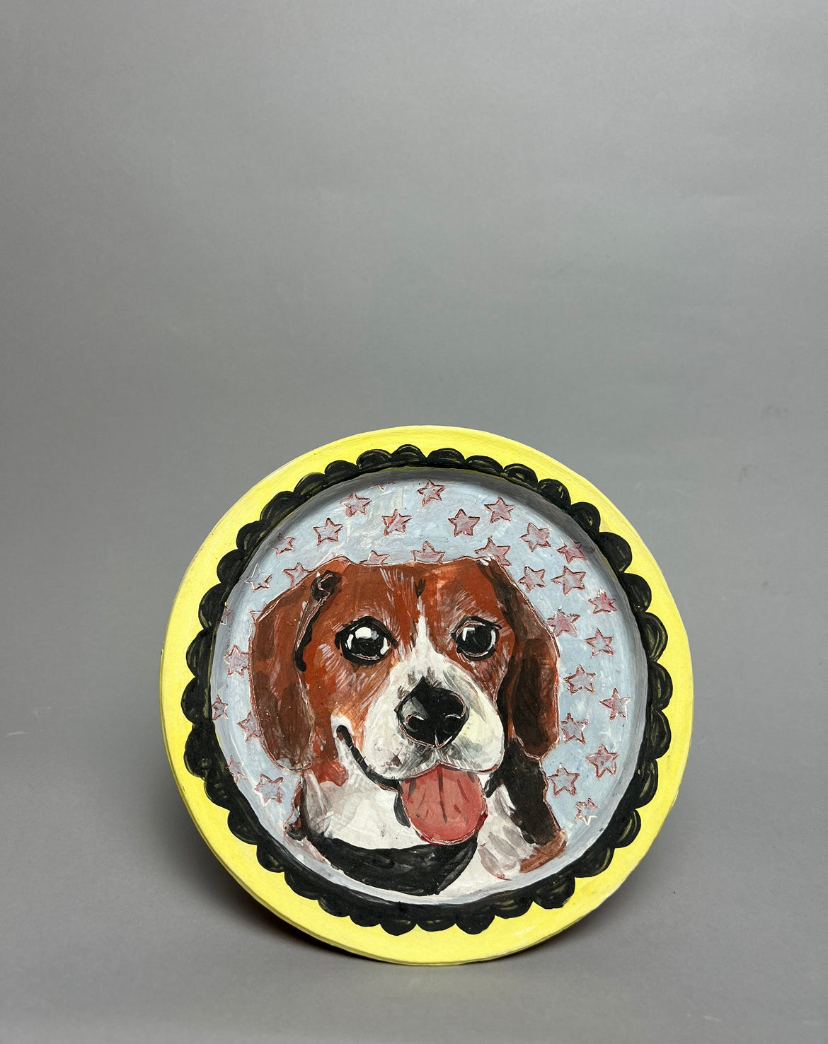 Ceramics Commission: Custom Hand-Painted Porcelain Plate (8.5”) | Personalized Ceramic Dinnerware | Dishwasher Safe Art Piece