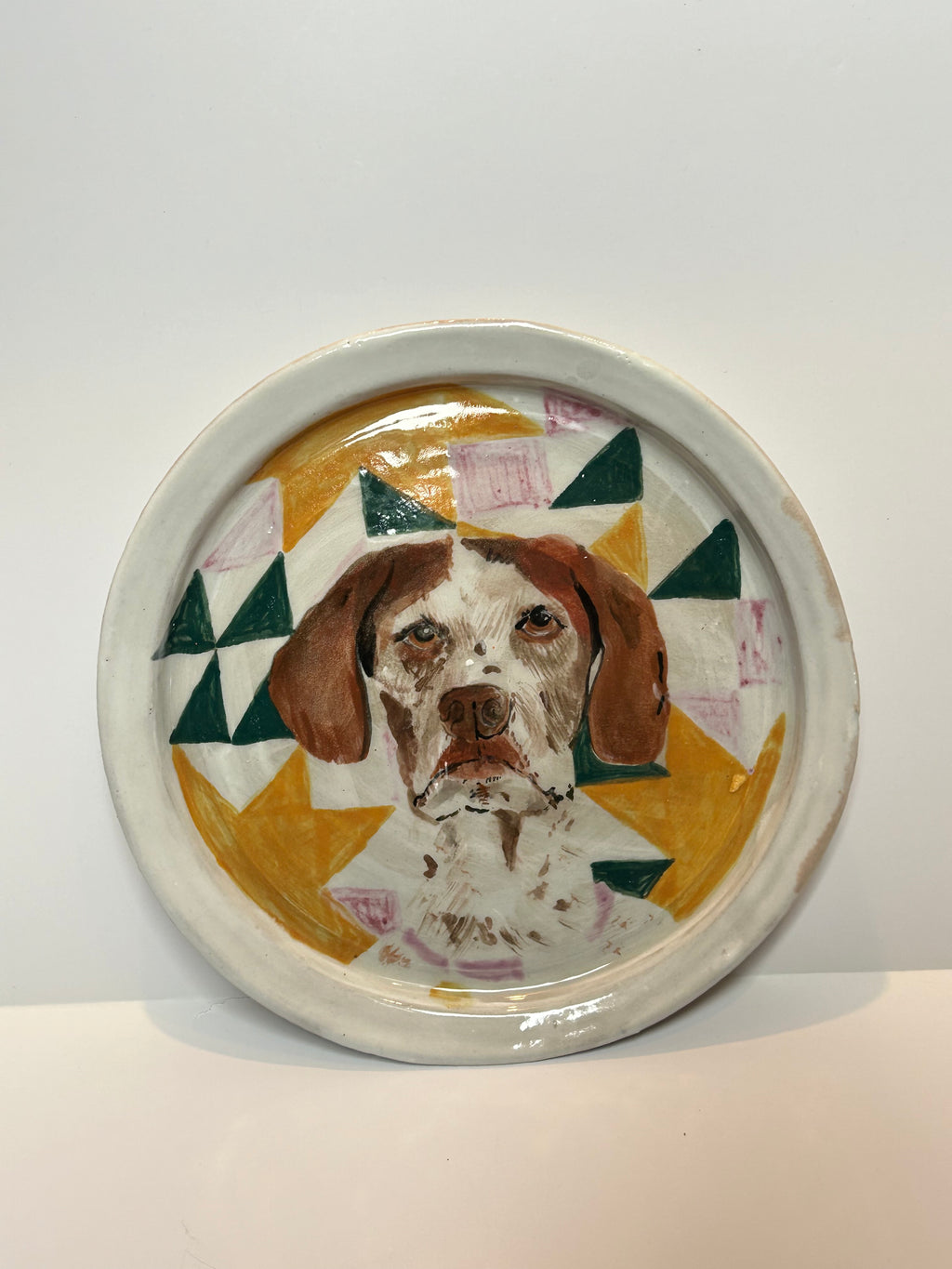 Ceramics Commission: Custom Hand-Painted Porcelain Plate (8.5”) | Personalized Ceramic Dinnerware | Dishwasher Safe Art Piece