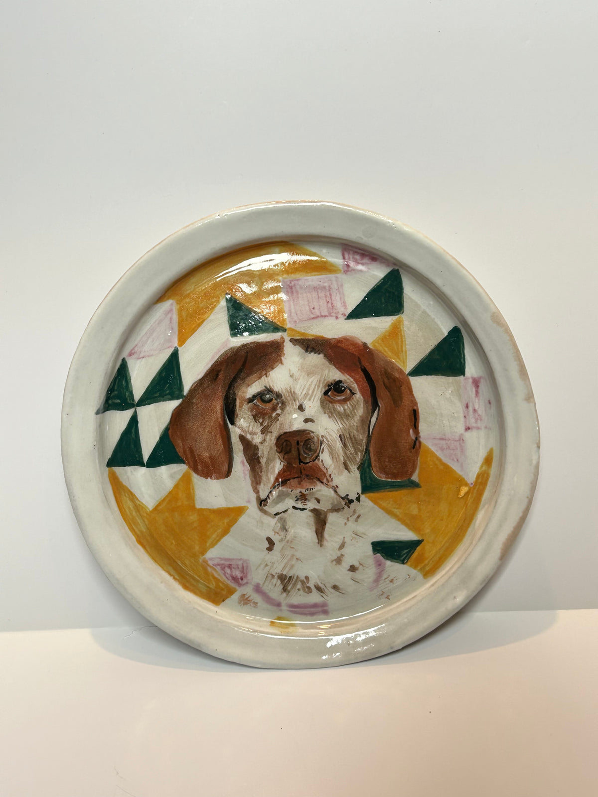 Ceramics Commission: Custom Hand-Painted Porcelain Plate (8.5”) | Personalized Ceramic Dinnerware | Dishwasher Safe Art Piece