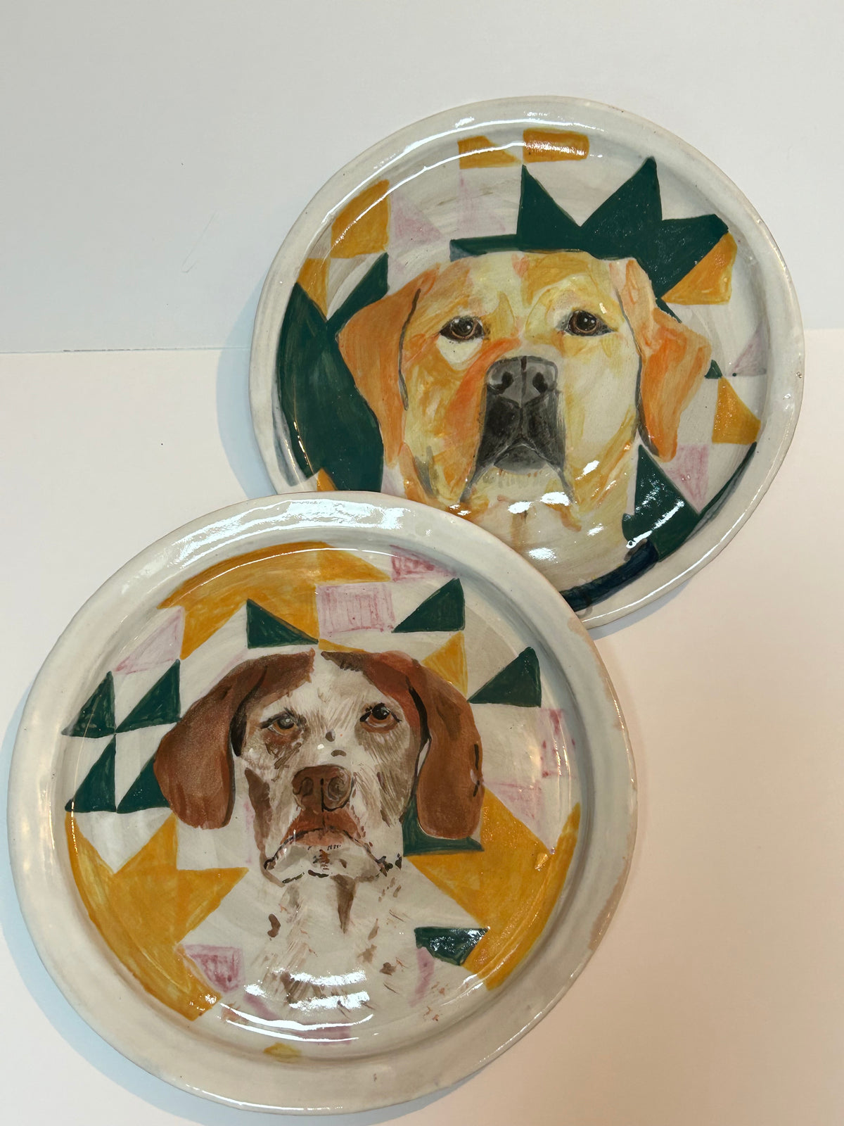 Ceramics Commission: Custom Hand-Painted Porcelain Plate (8.5”) | Personalized Ceramic Dinnerware | Dishwasher Safe Art Piece