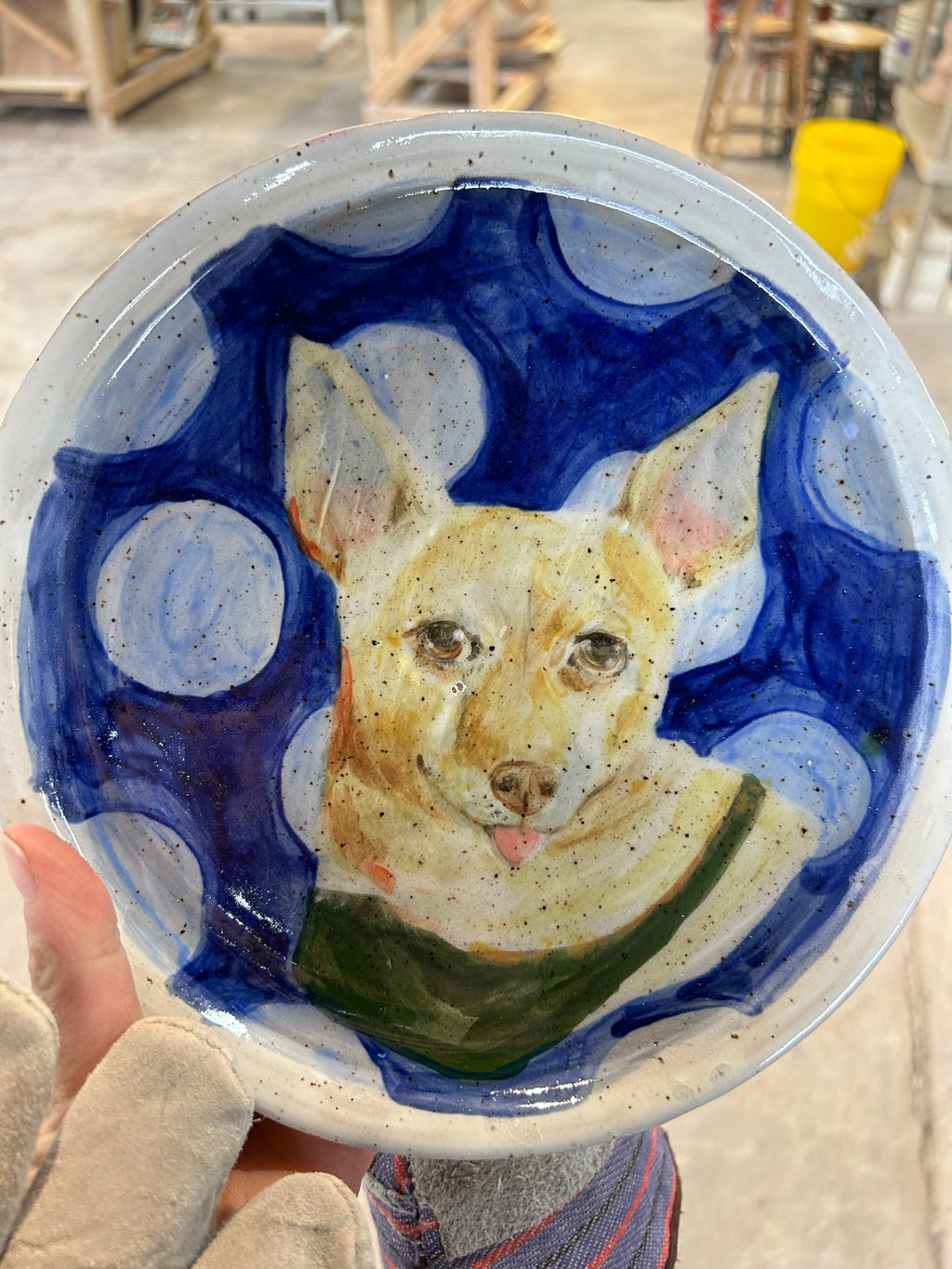 Ceramics Commission: Custom Hand-Painted Porcelain Plate (8.5”) | Personalized Ceramic Dinnerware | Dishwasher Safe Art Piece