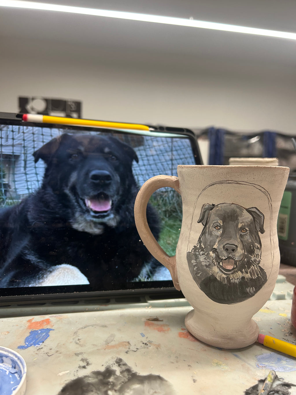 Custom Hand-Painted Porcelain Mug | Personalized Ceramic Coffee Cup | Dishwasher & Food Safe Artware