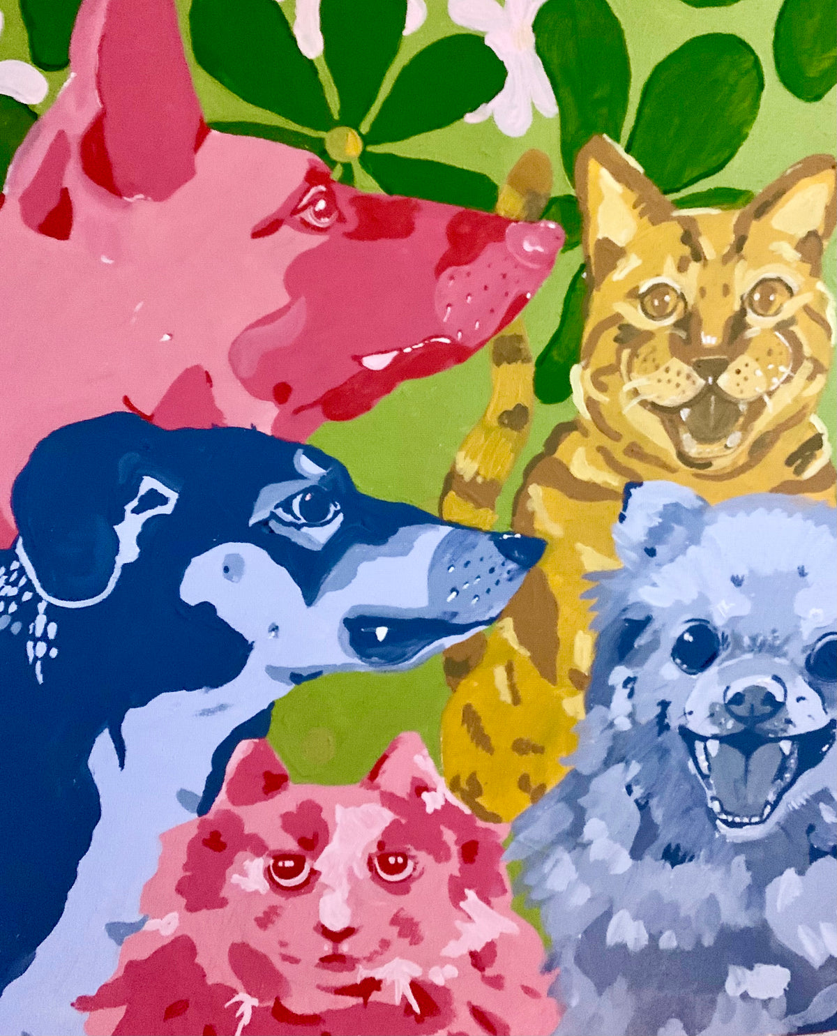 CUSTOM POP! pet Portrait | FUN COLORS | Custom art